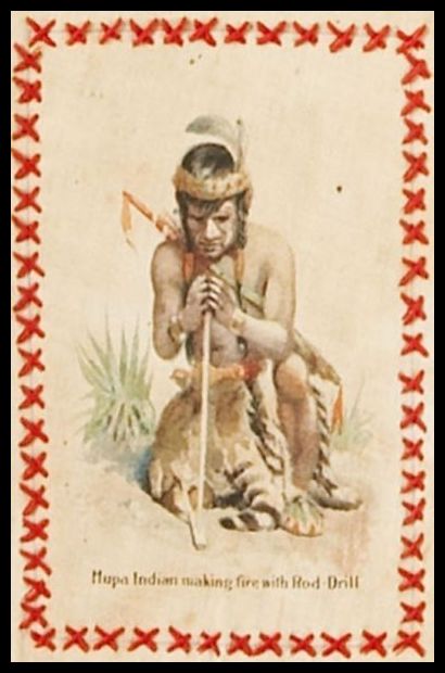 Mupa Indian Making Fire With Rod Drill
